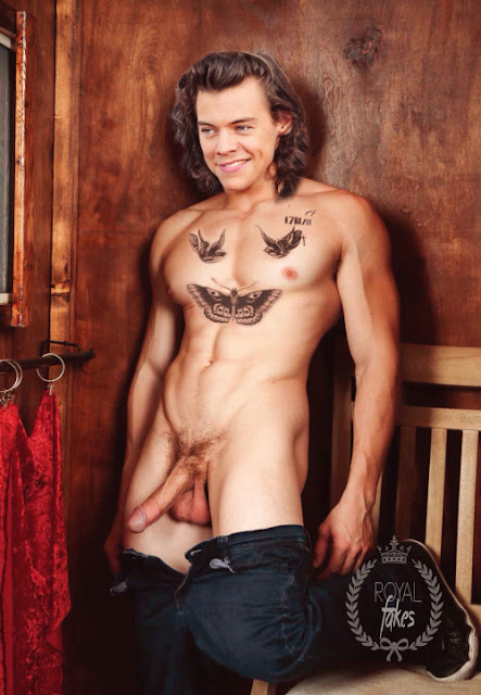 Harry styles fake naked.