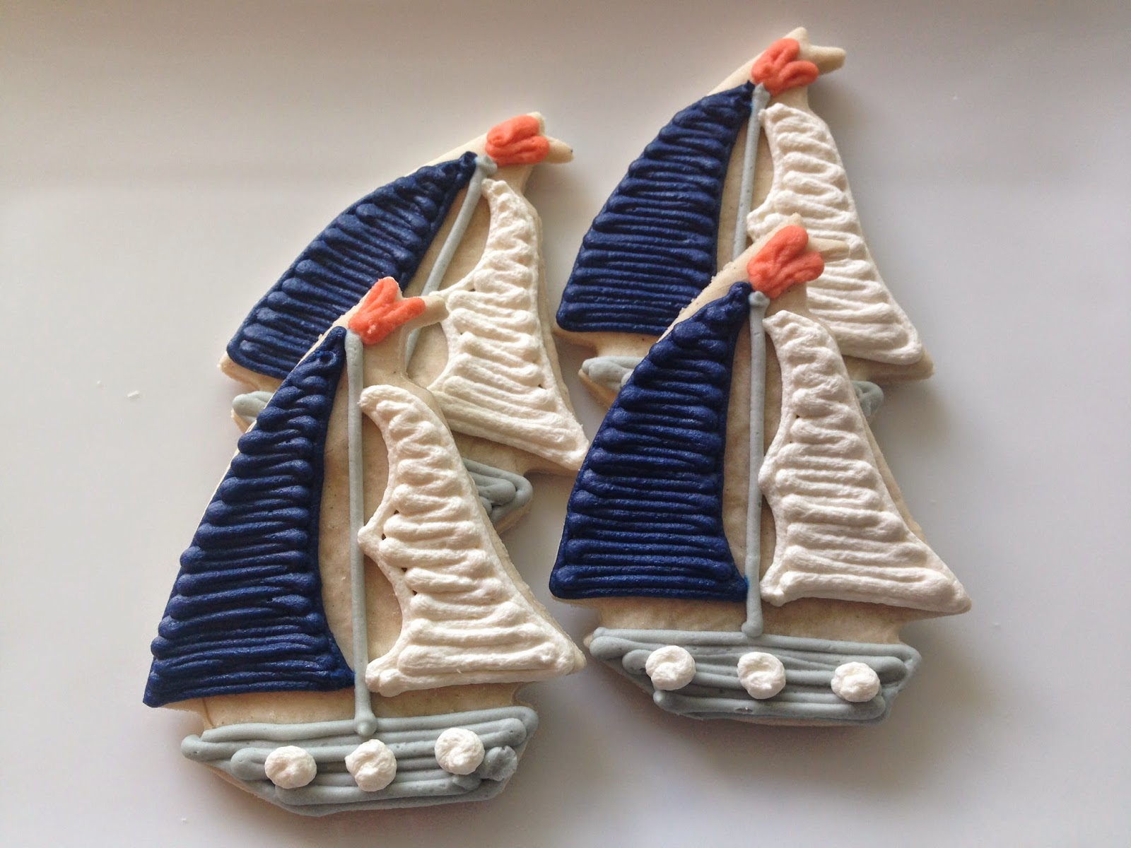 Sailboat cookies, Vegan Sugar Cookies
