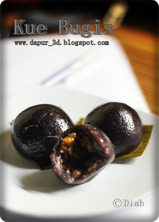 Dapur 3D: Kue Bugis Ketan Hitam