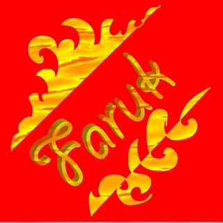 Faruk 3D Name Logo