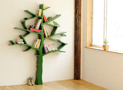 Walls Under Construction Diy Tree Bookshelf