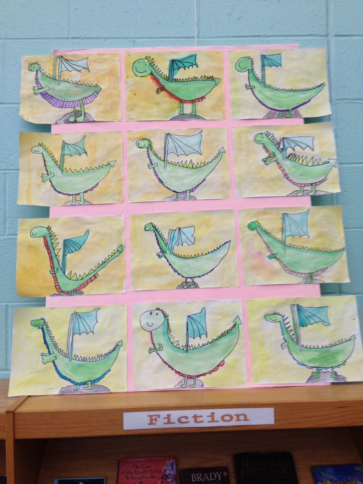 Apex Elementary Art: artwork inspired by poetry