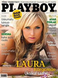 Playboy Eesti (Estonia) - Juuli & August 2009 | ISSN 1736-5929 | PDF HQ | Mensile | Uomini | Erotismo | Attualità | Moda
Playboy was founded in 1953, and is the best-selling monthly men’s magazine in the world ! Playboy features monthly interviews of notable public figures, such as artists, architects, economists, composers, conductors, film directors, journalists, novelists, playwrights, religious figures, politicians, athletes and race car drivers. The magazine generally reflects a liberal editorial stance.
Playboy is one of the world's best known brands. In addition to the flagship magazine in the United States, special nation-specific versions of Playboy are published worldwide.