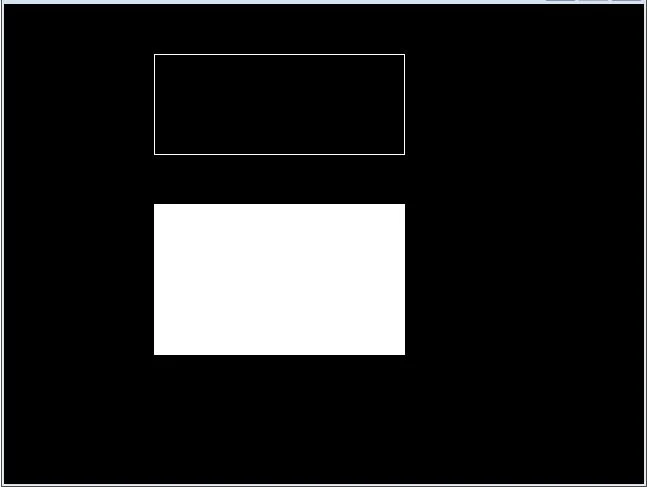 C graphics program to draw a rectangle and bar