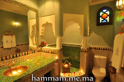 Salle du bain "hammam" zellige mosaïque Marocain