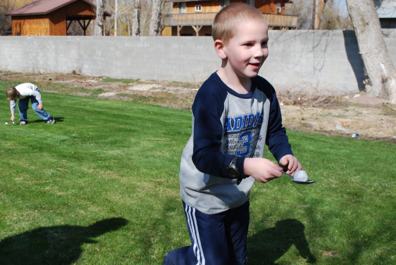 A Handful of Blessings Cotton ball relay