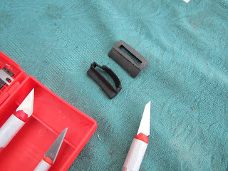 Making cover dampers from an old inner tube - Yamaha LS3
