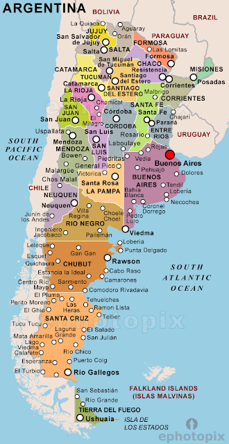 Mapa Argentina Político