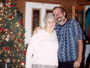 Christmas 2004---Mom and me