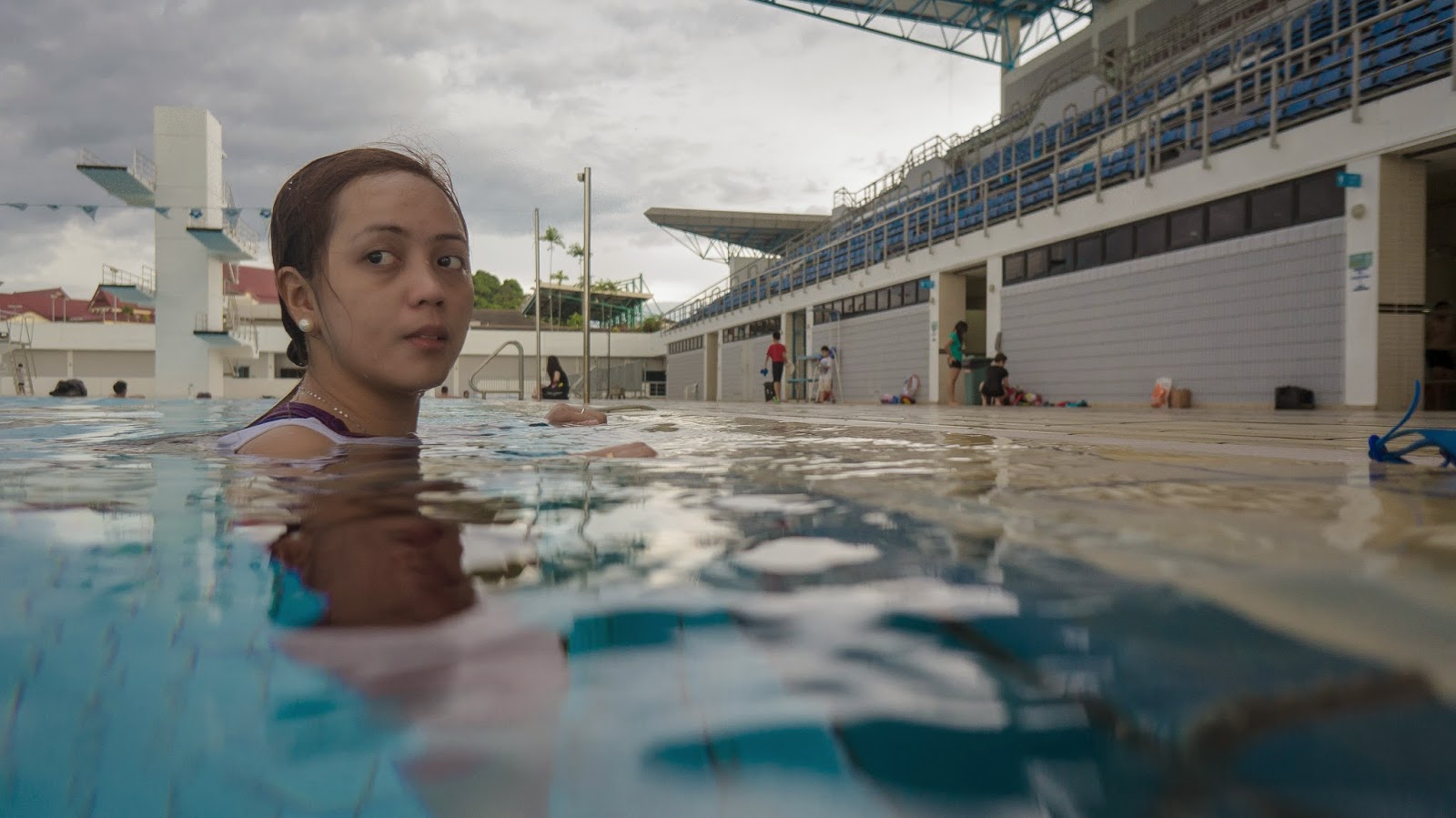 What Goes Around Afternoon Swimming at the Brunei National Swimming Pool