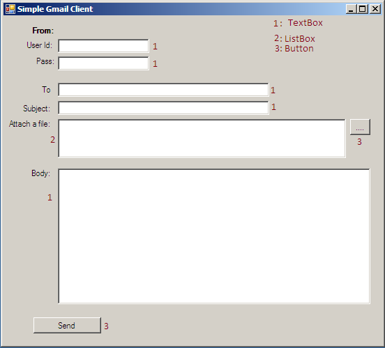 Windows Forms Programming A Simple Gmail Client