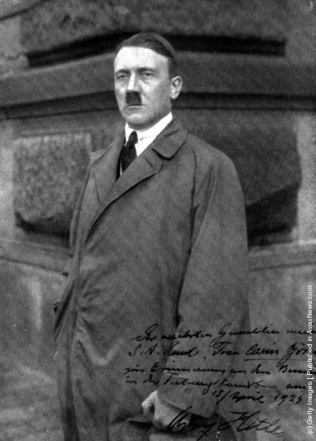 Amazing Historical Photo of Adolf Hitler  in 1923 