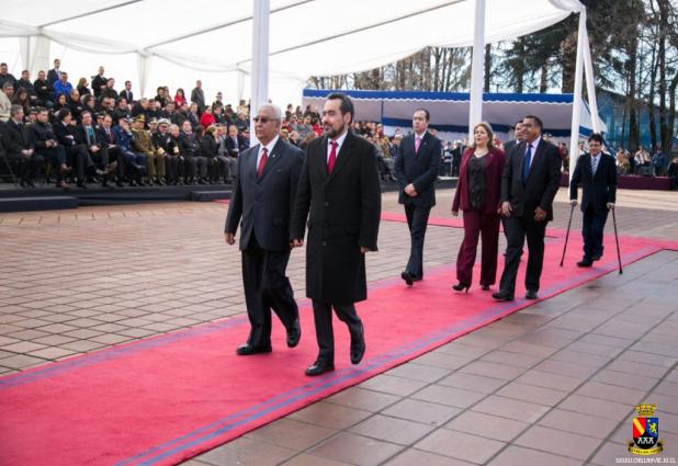 Ceremonia 238° aniversario natalicio de Bdo. O´Higgins en Chillán Viejo