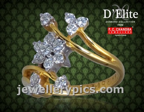 Jewelry Diamond Ring Designs By Pc Chandra Jewellers