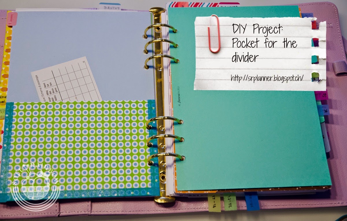 DYI project Pocket for the divider From Chaos to Order