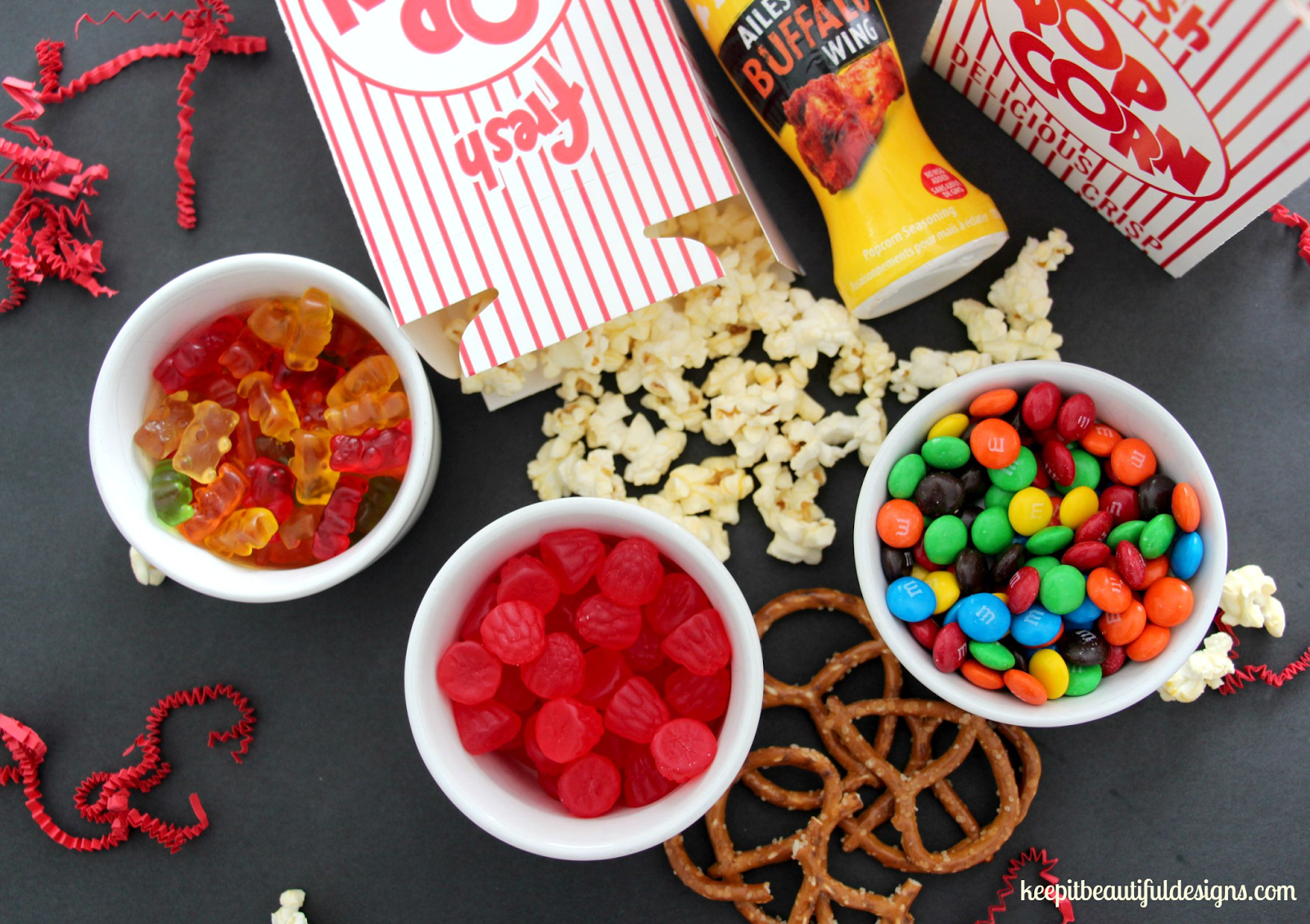 Keep it Beautiful Designs Family Movie Night & Popcorn Bar with Netflix