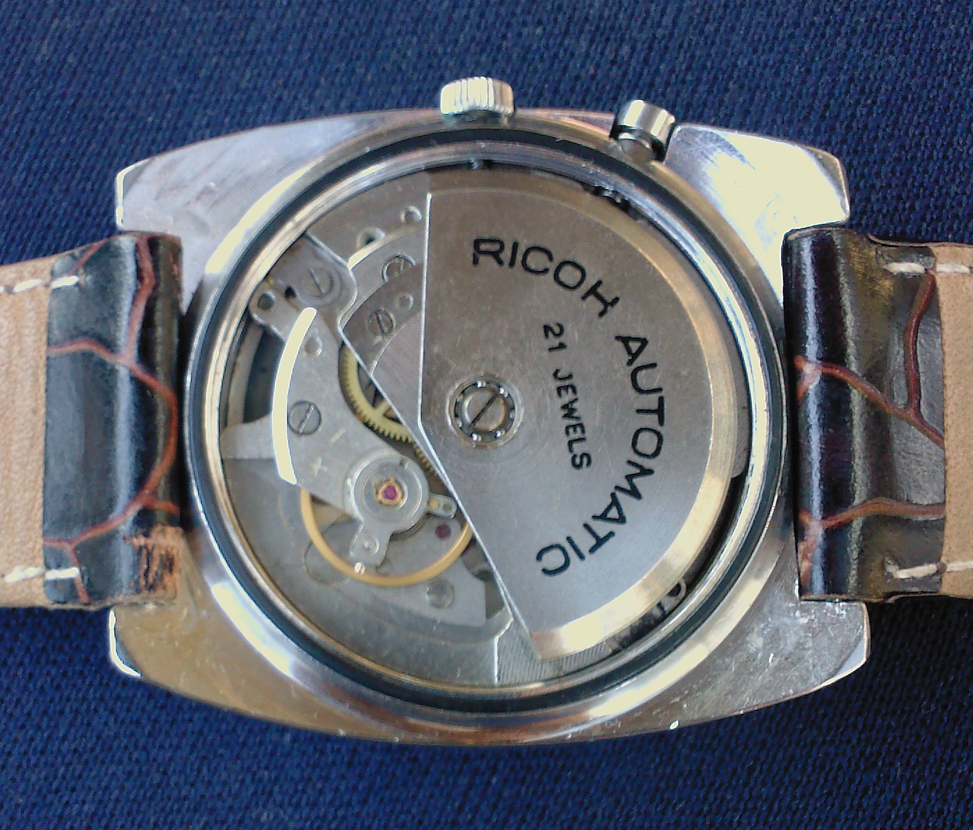 jam mekanik jual ricoh automatic 21 jewels green jam mekanik jual ricoh automatic 21 jewels green