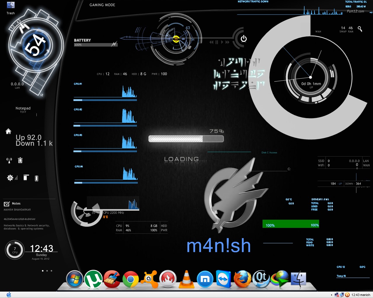 Information Security How to Customize Desktop in windows and Linux