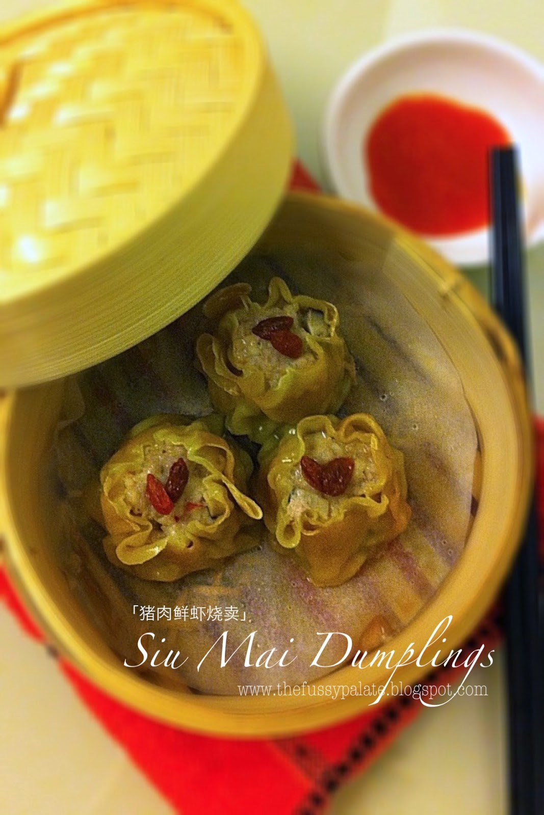 The Fussy Palate: Pork & Shrimp Siu Mai Dumplings