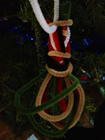 pipe cleaner, craft, children, kindergarden craft, Christmas decoration, Christmas bauble