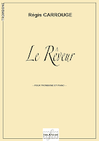  Le Rêveur pour trombone et piano de Régis Carrouge - DLT2285
