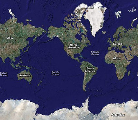  Earth Map