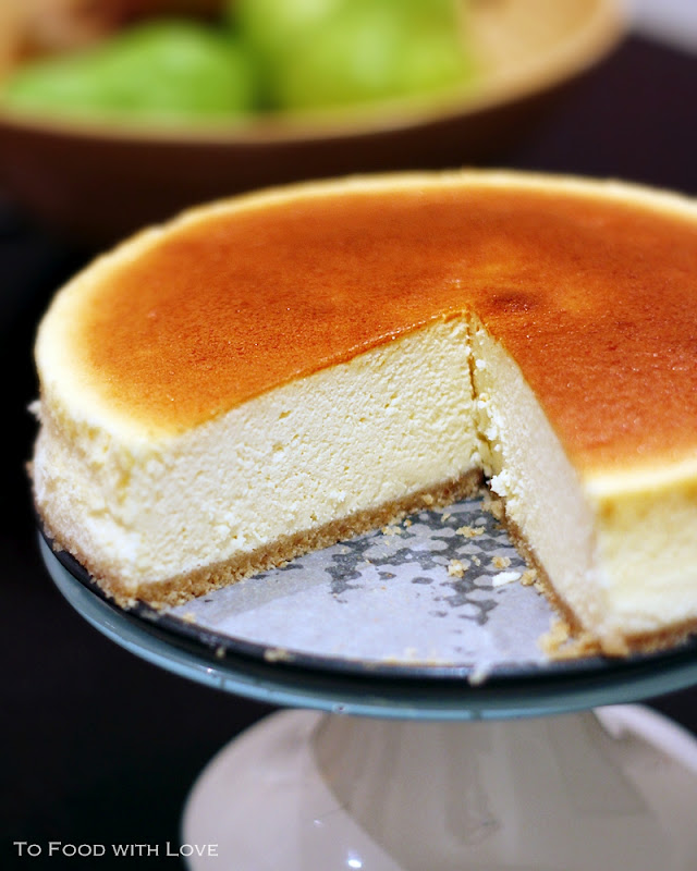 To Food with Love Light and Creamy Japanese Cheesecake