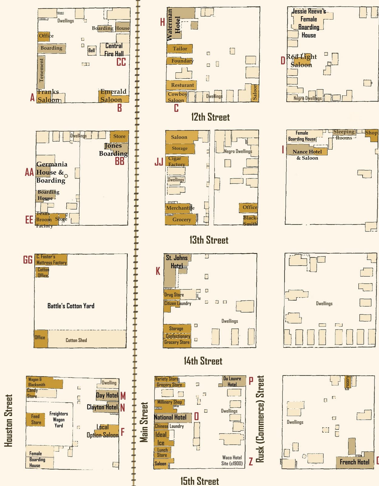 The Fort Worth Gazette Where The Heck Was Hell's Half Acre? Probably