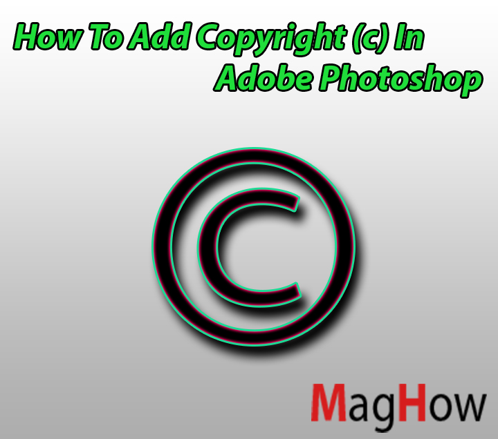 how do i create copyright c symbol in any adobe photoshop windows copyright symbol windows