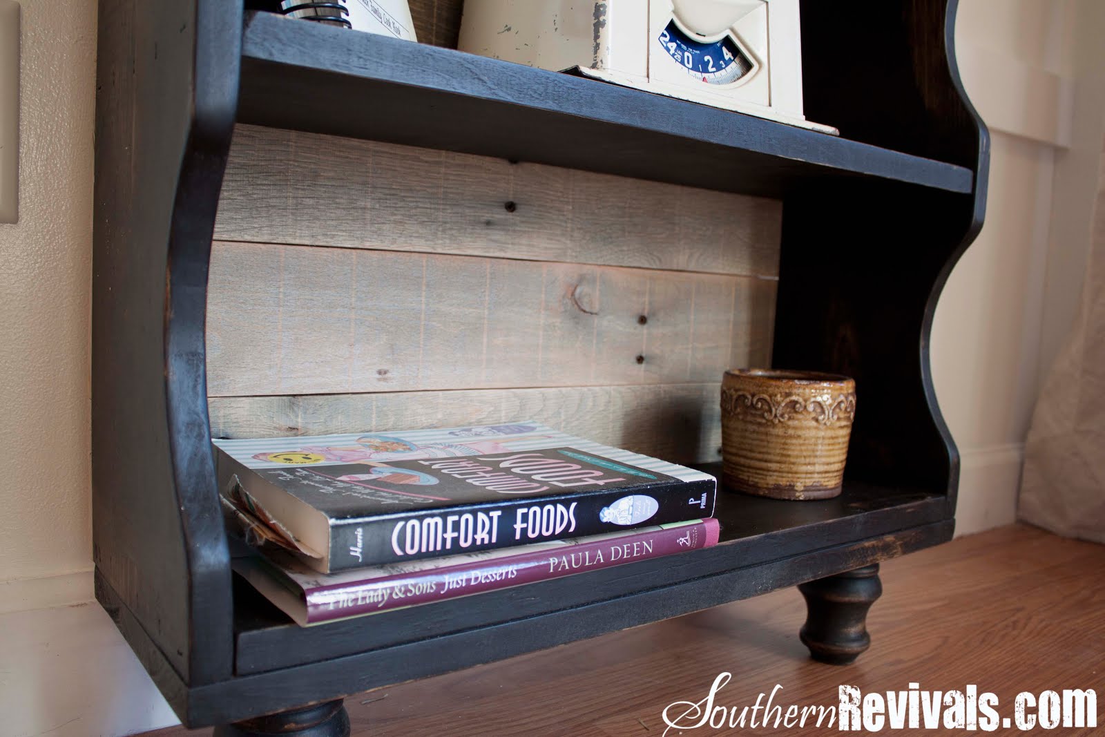 Custom Built Pallet Wood Bookshelf Pottery Barn Style Southern Revivals