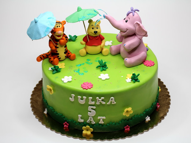 Winnie the Pooh and Friends Birthday Cake