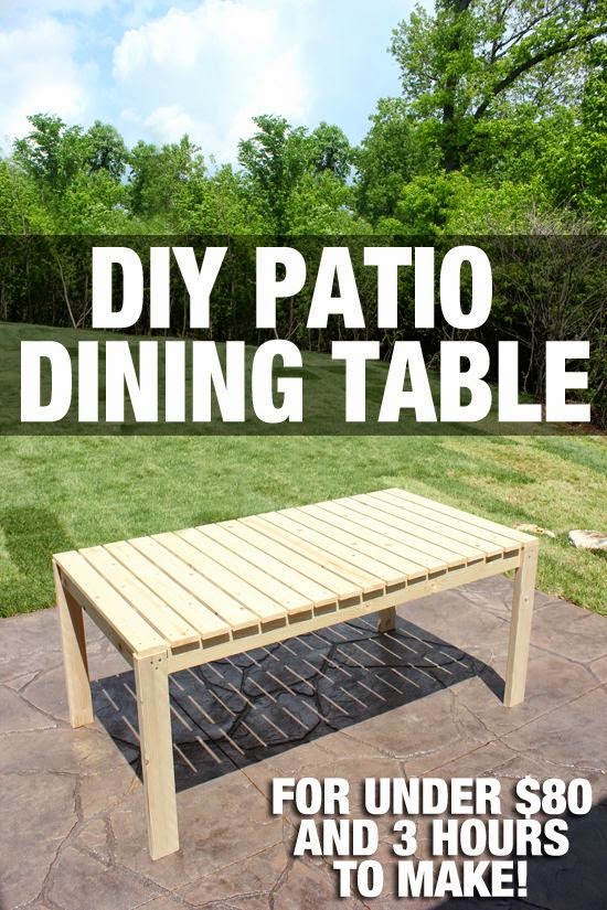 Best DIY Projects: How to build a patio dining table