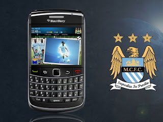 Theme Manchester City for Blackberry