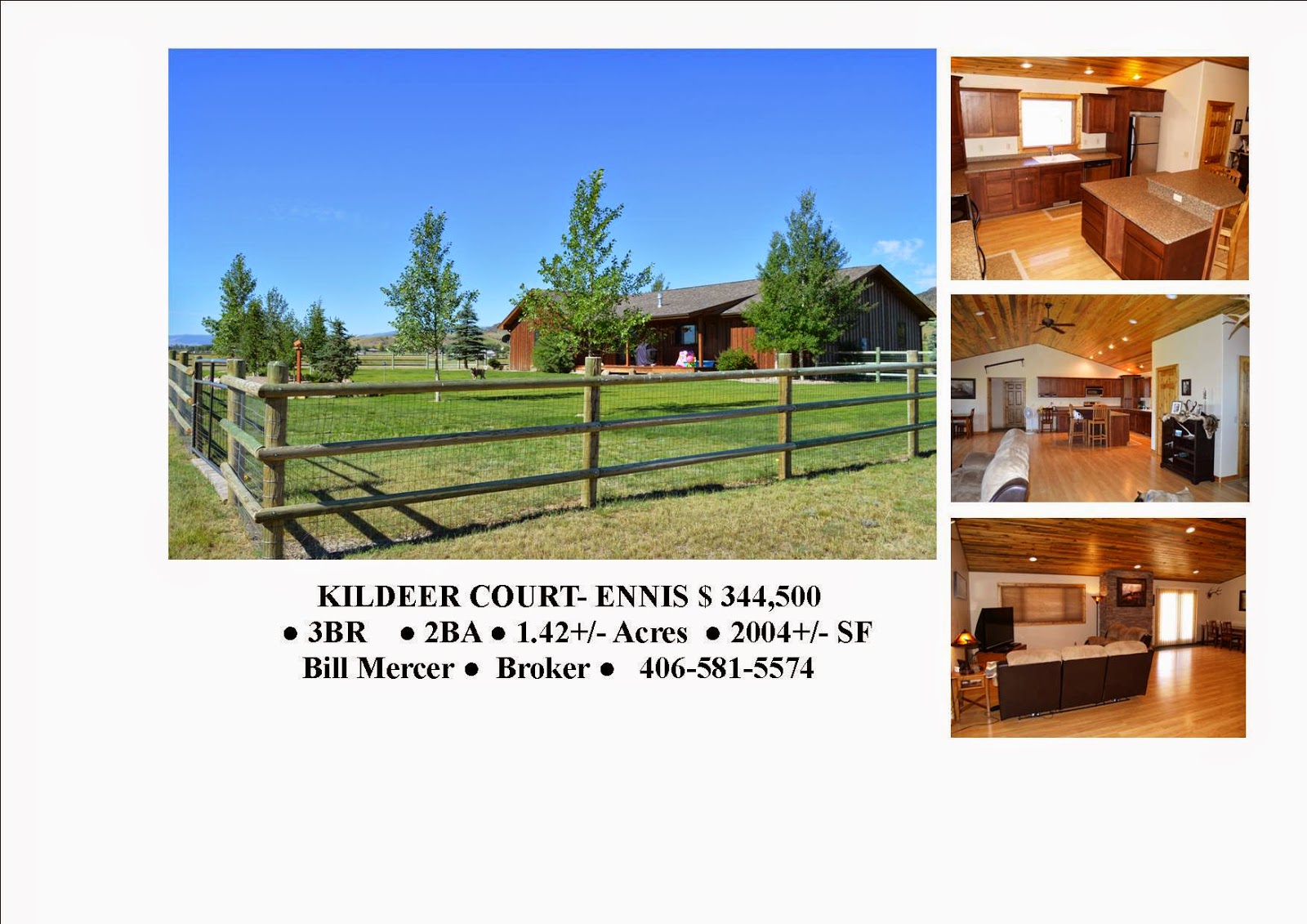 Ennis Montana Real Estate 5 Kildeer Court Ennis MT 59729 Home for Sale
