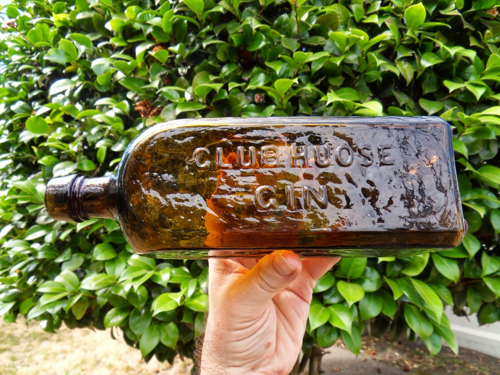 Western Bottle News Transposed London Jockey Club Huose Gin Bottle