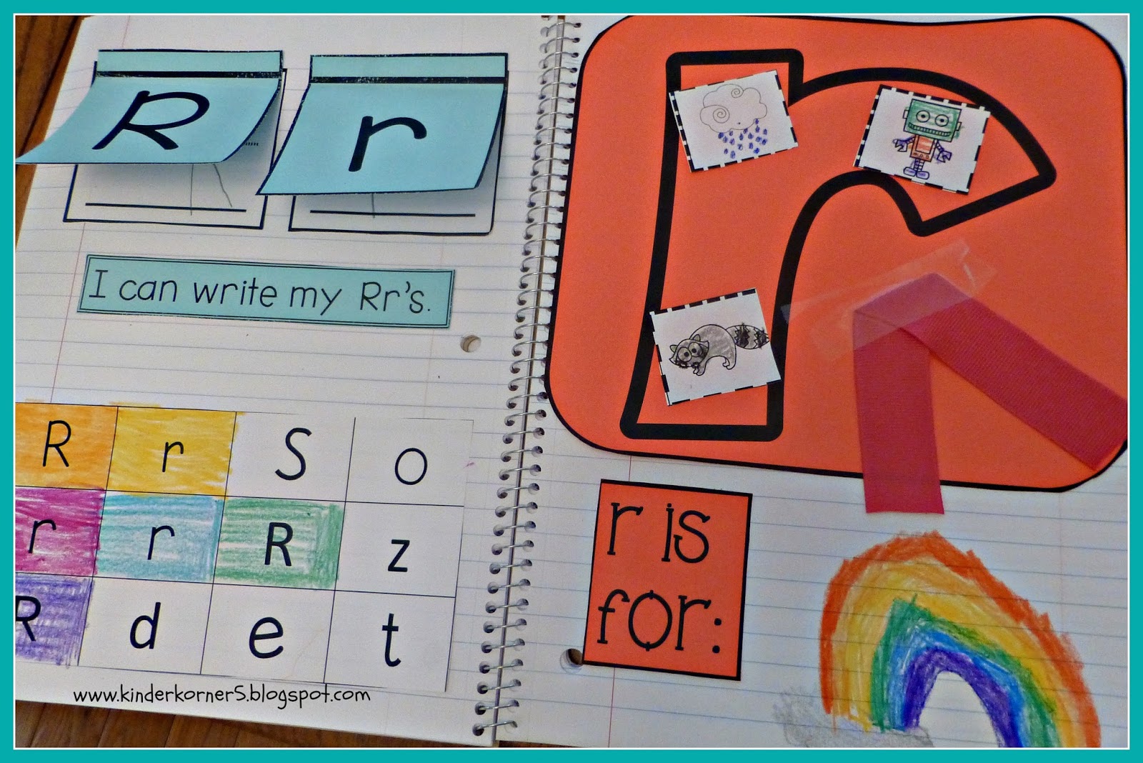 Kinder Korner Alphabet Interactive Notebook