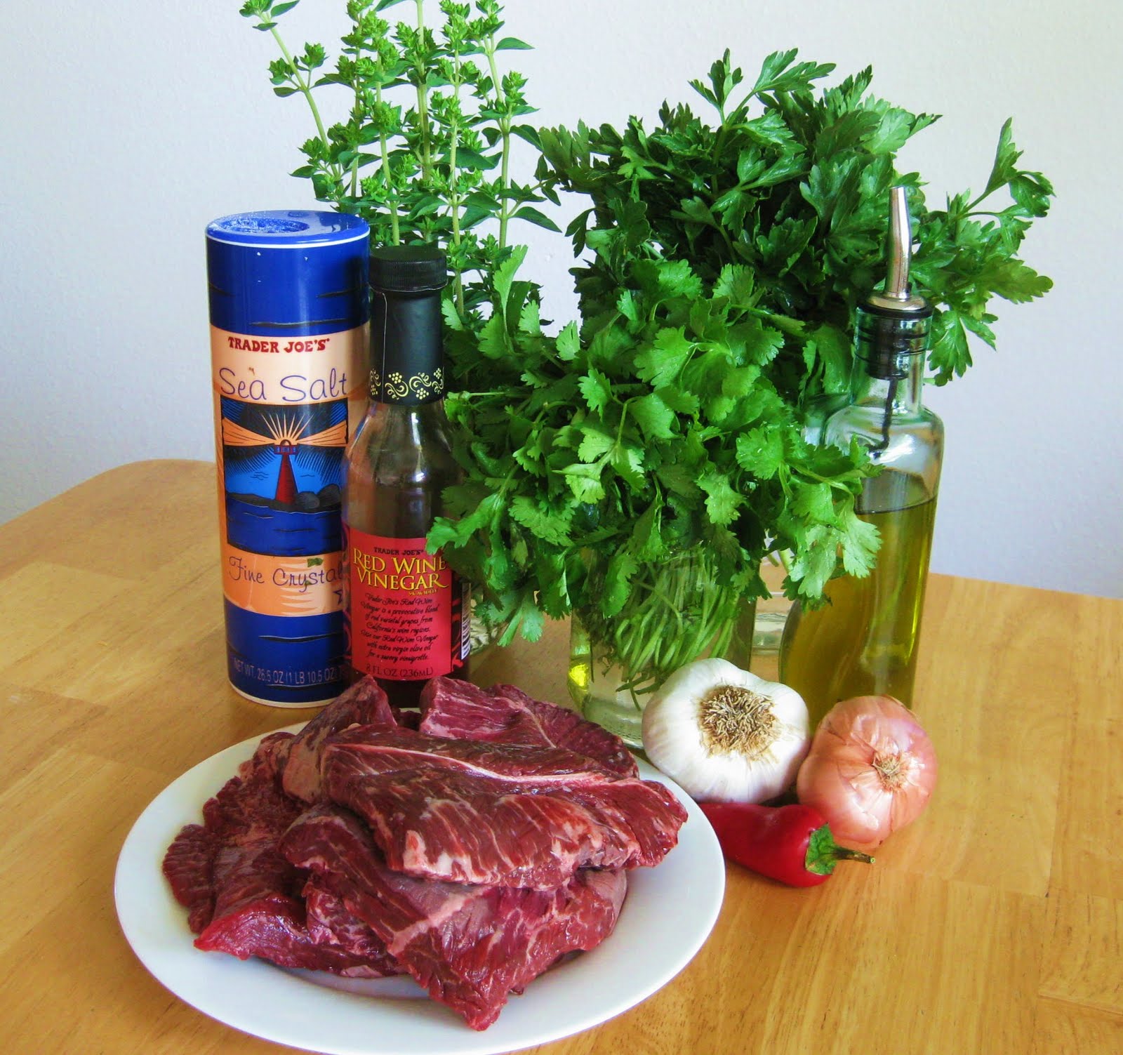 The Joyful Table Chimichurri Steak (from Bon Appetit)