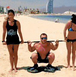 I Go To The Beach To Pick Up Chicks Funny Body Building Lifting