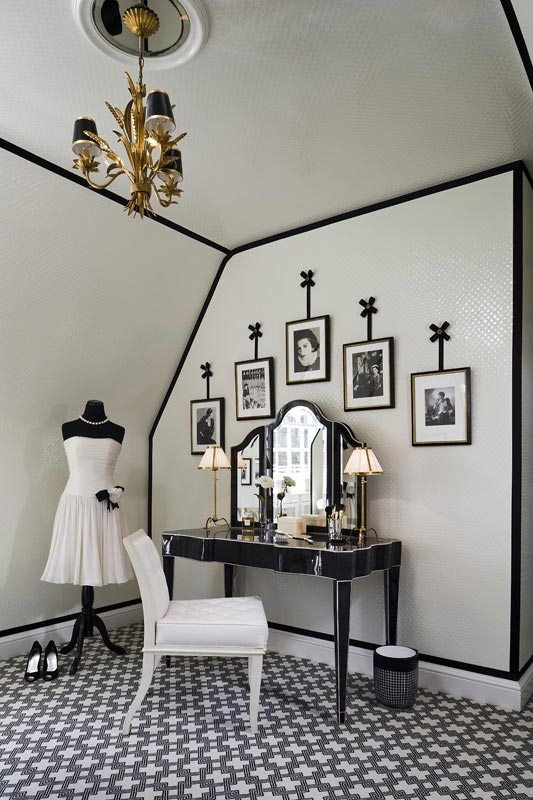 ??? Decora????o BRANCO E PRETO.