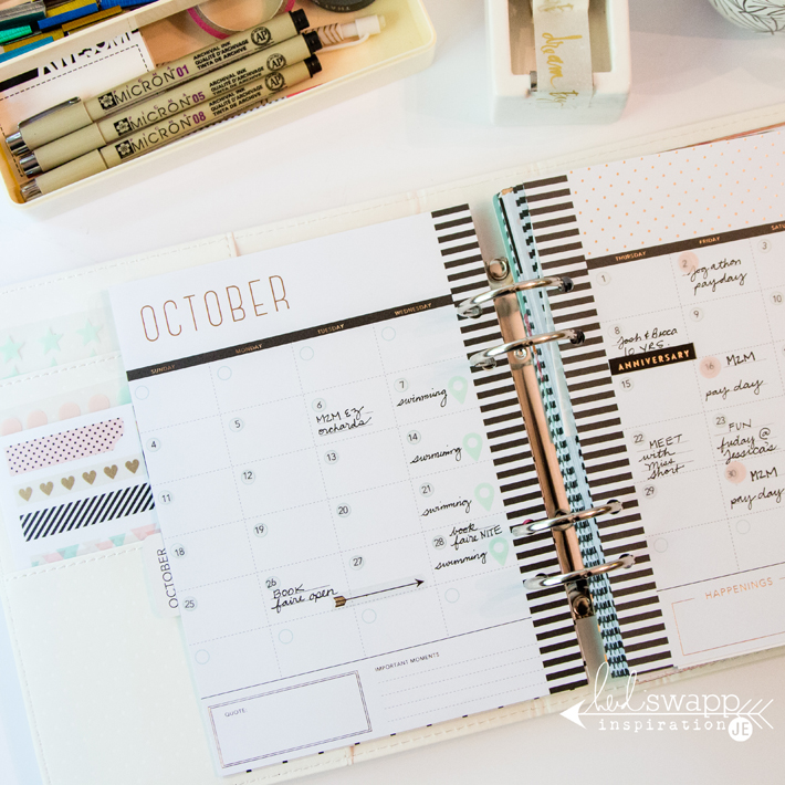 Heidi Swapp Memory Planner Pages by @createoften 