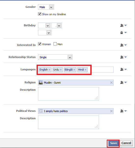 How To Change My Facebook Profile Name In Native Language