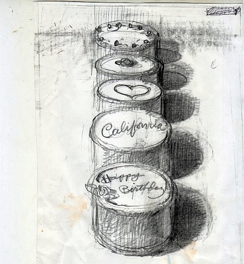 Wayne Thiebaud Sketches