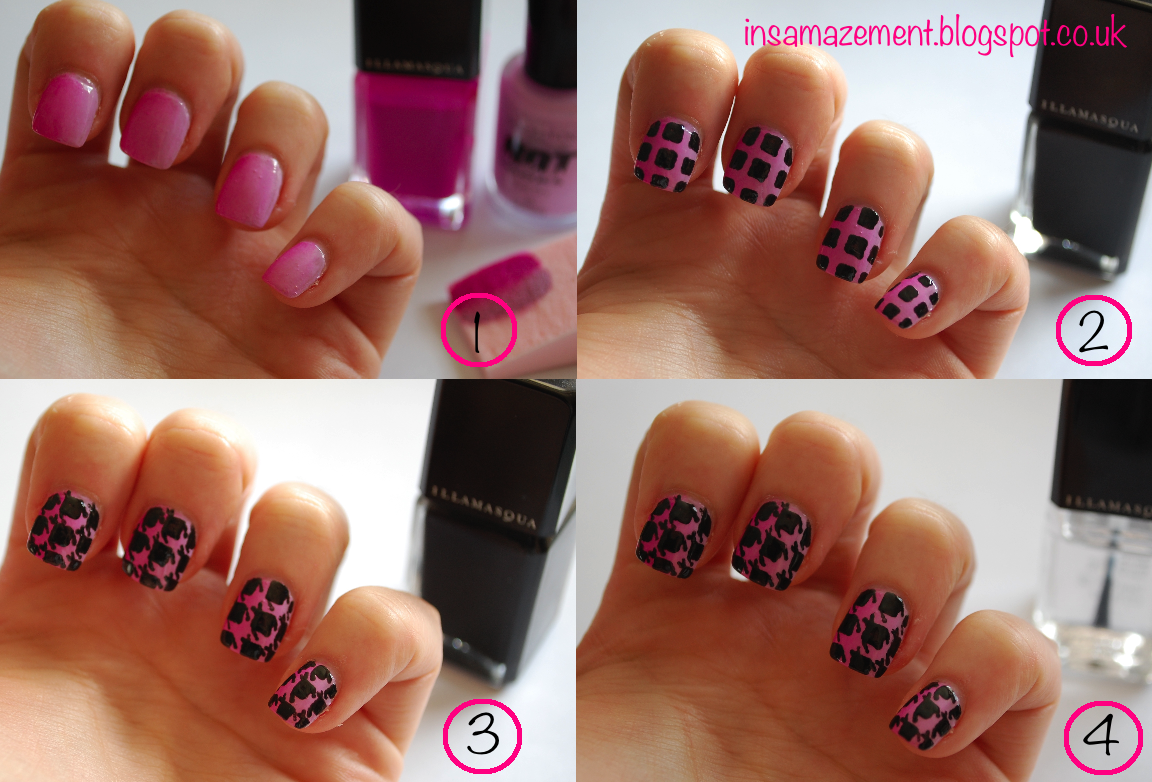Ombre Dogtooth Nail Art