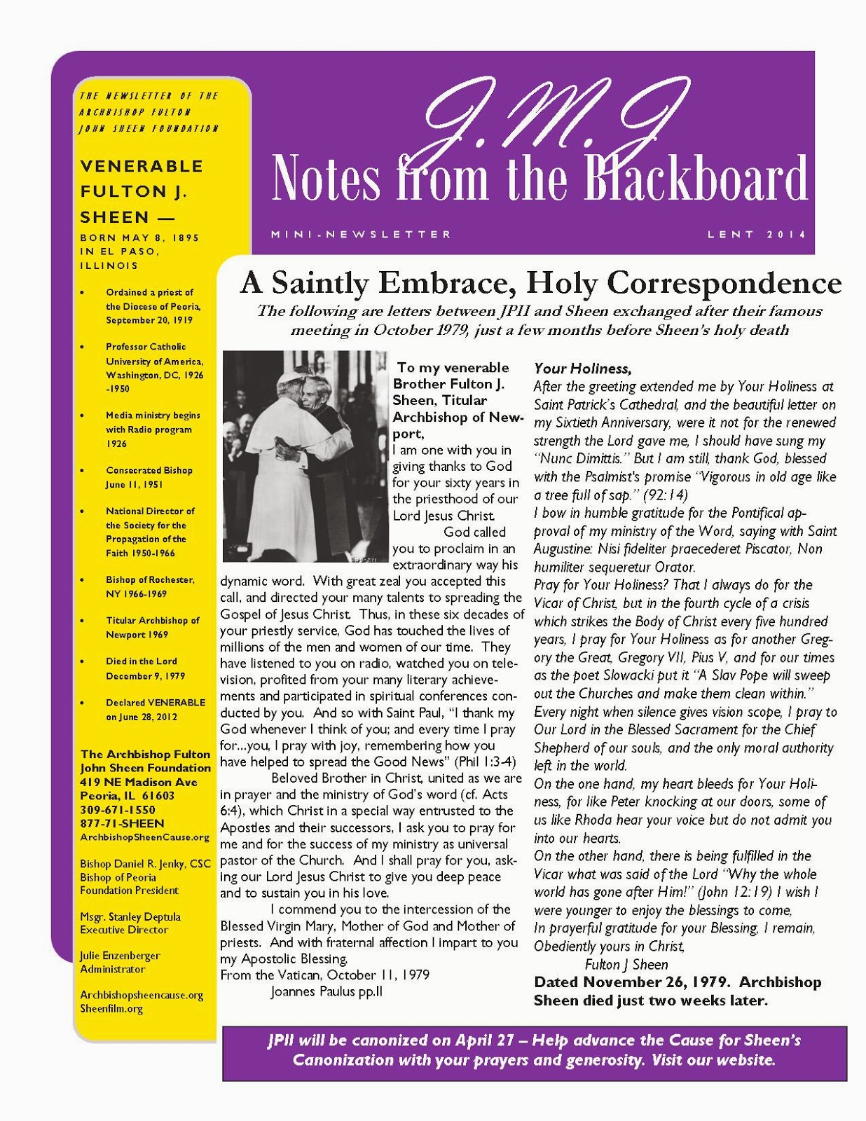 Archbishop Fulton Sheen Foundation