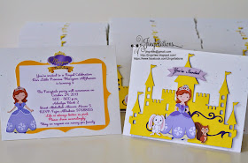 cricut silhouette_cameo disney_princess castle_invitations sofia_the_first