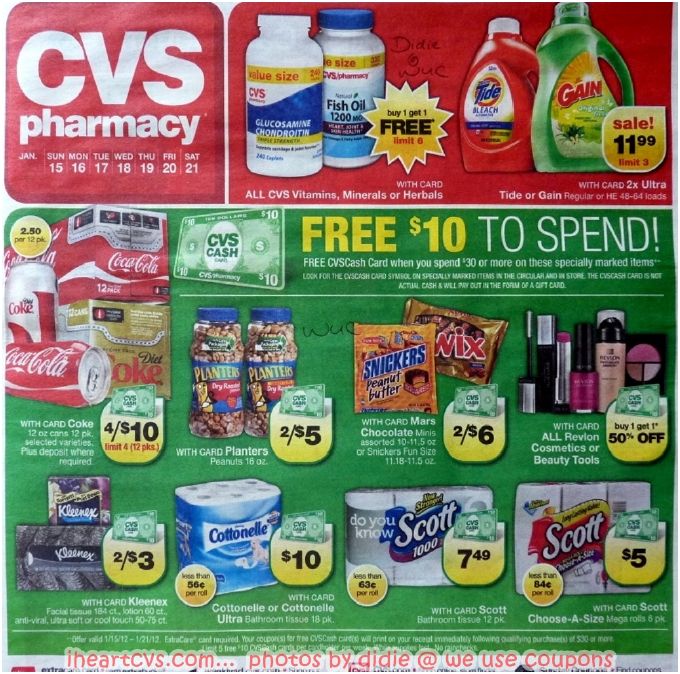 CVS Deals 01/15/2012 01/21/2012 NorCal Coupon Gal