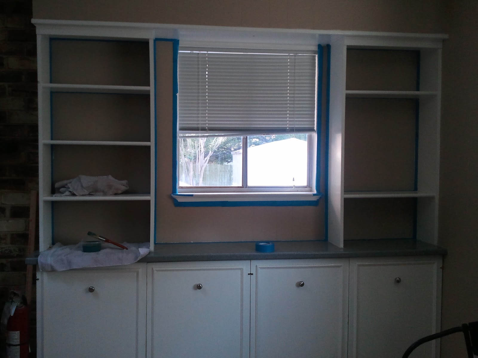 cardigan junkie My DIY Weekend Continued The Painted BuiltIns