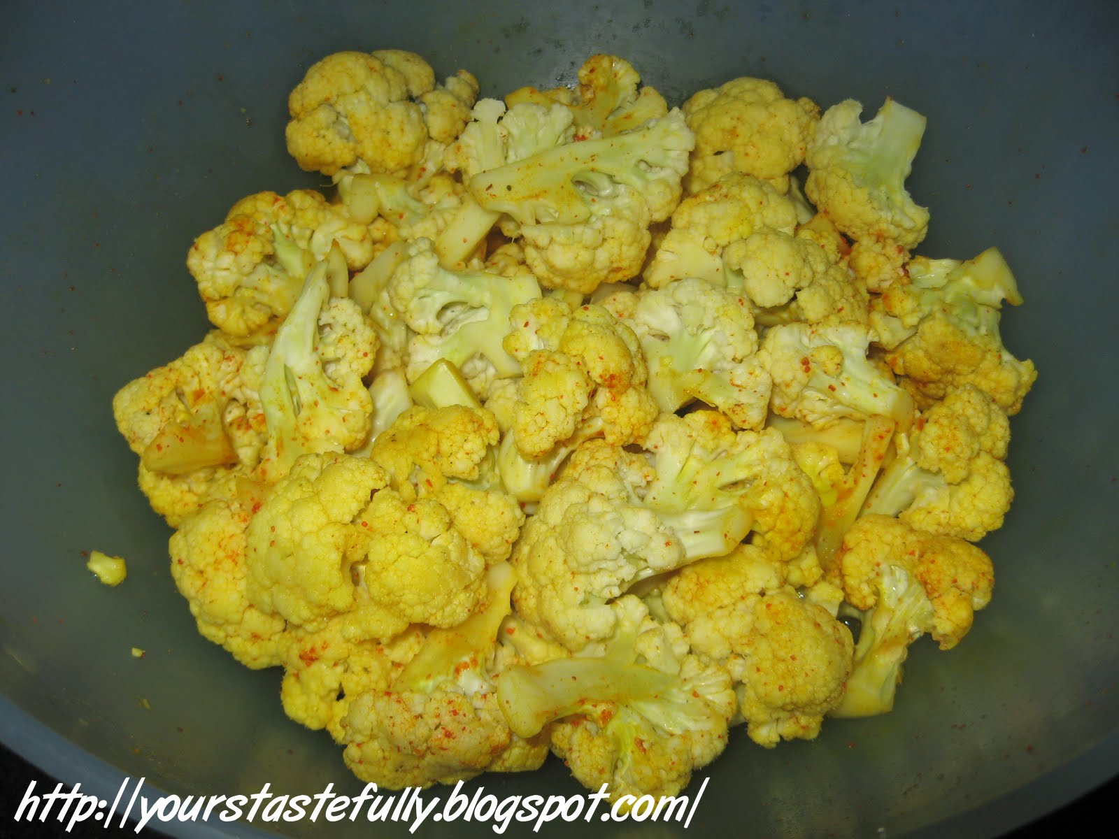 Yours Tastefully Egg wrapped cauliflower