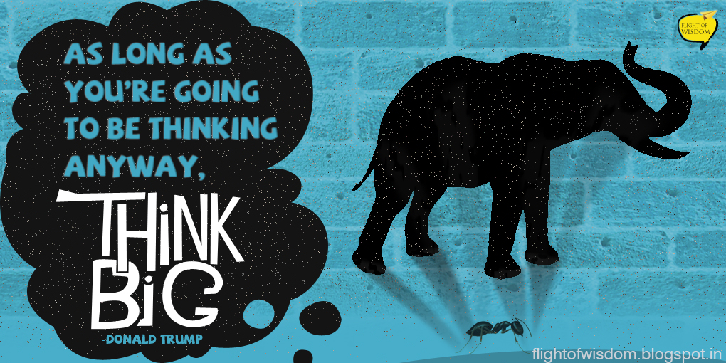 Flight of Wisdom Think Big, Achieve Big