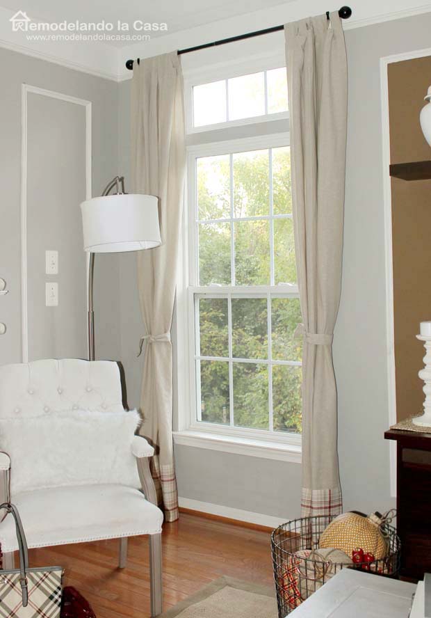 How to Make Curtains Longer Remodelando la Casa